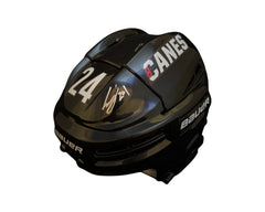 Seth Jarvis Autographed Carolina Hurricanes Bauer Replica Helmet-1