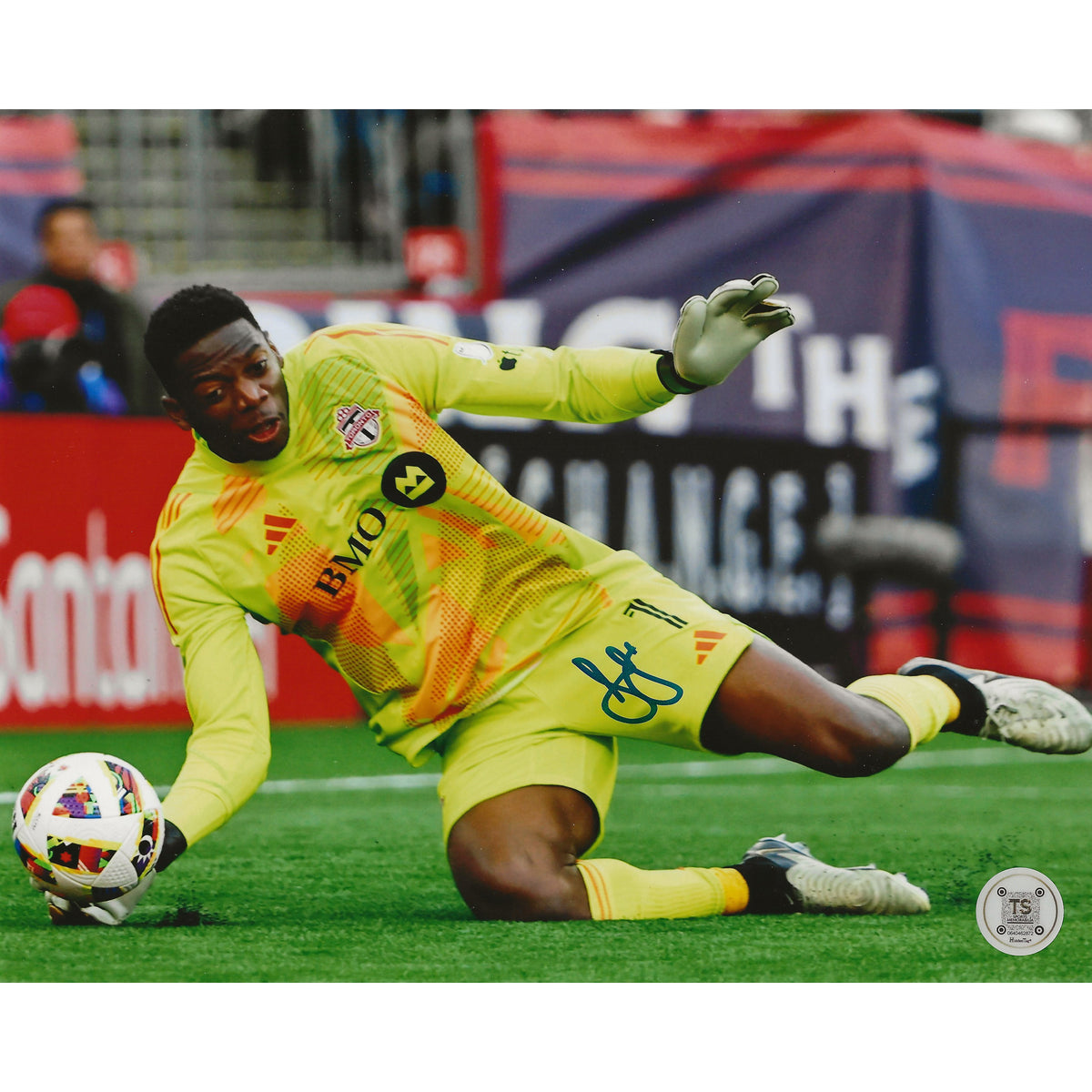 Sean Johnson Autographed Toronto FC Save 8x10 Photo-1