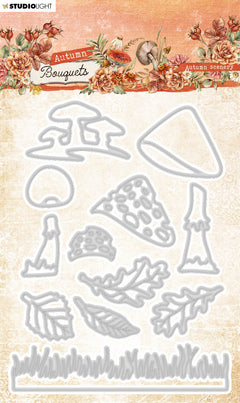SL Matrice de découpe Scène d'automne Bouquet d'automne 105x141x1mm 12 pièces n°695-1