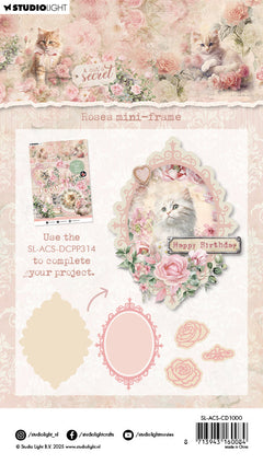 SL Cutting Die Roses Mini-Frame A Cat's Secret 9 Pieces-2
