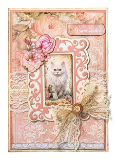 SL Cutting Die Macaron Mini-Frame A Cat's Secret 7 Pieces-3