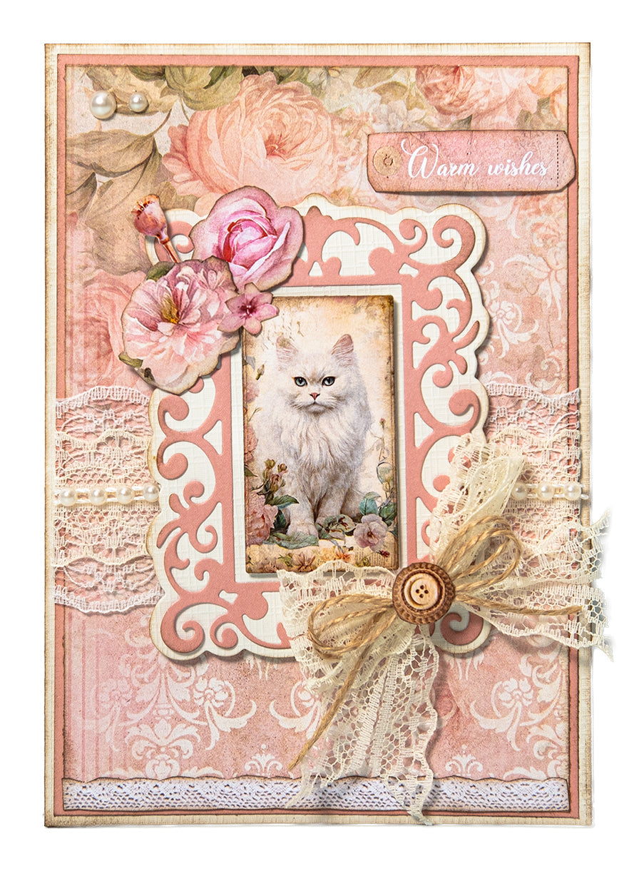SL Cutting Die Macaron Mini-Frame A Cat's Secret 7 Pieces-3