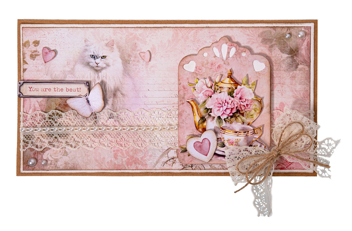 SL Designer Paper Pad Background Paper A Cat's Secret 36 Sheets-7