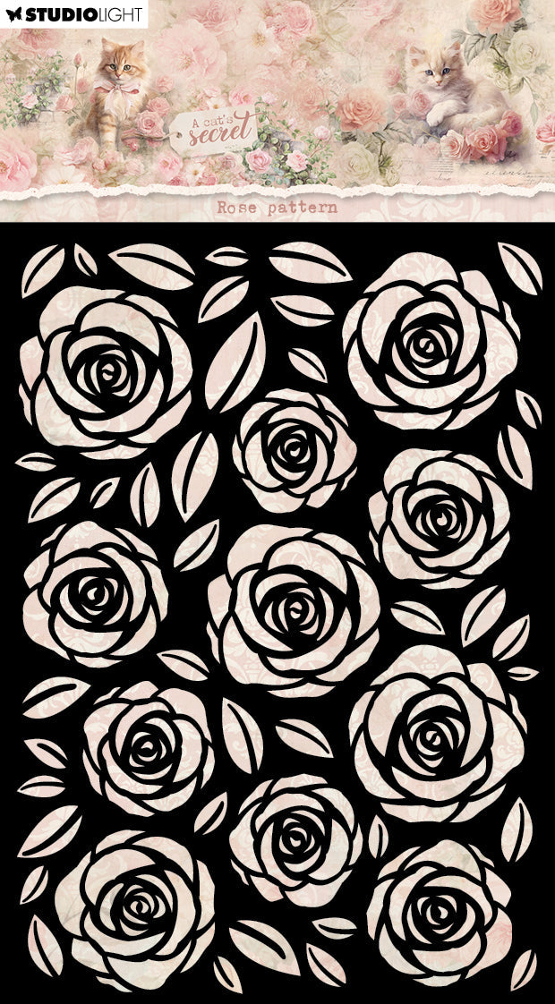 Mascarilla SL con patrón de rosas A Cat's Secret 1 unidad
