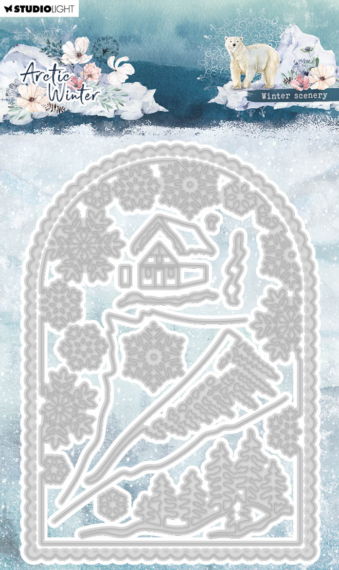 SL Matrices de découpe Paysage d'hiver Artic Hiver 100x143x1mm 14 PC nr.763-1