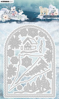 SL Matrices de découpe Paysage d'hiver Artic Hiver 100x143x1mm 14 PC nr.763-1