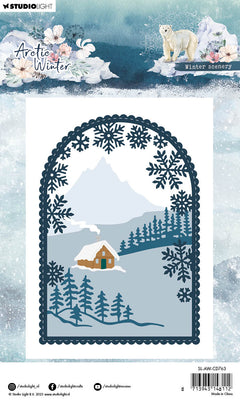 SL Matrices de découpe Paysage d'hiver Artic Hiver 100x143x1mm 14 PC nr.763-2