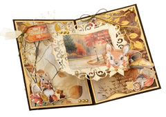 SL Éléments en papier Feuilles, Animaux et Maisons Charmant automne 108 pièces-3