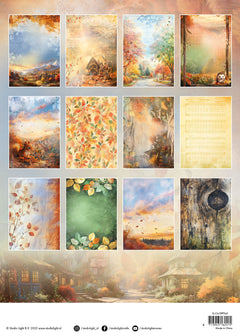 Bloc de papiers design SL - Charming Autumn - 36 feuilles-2