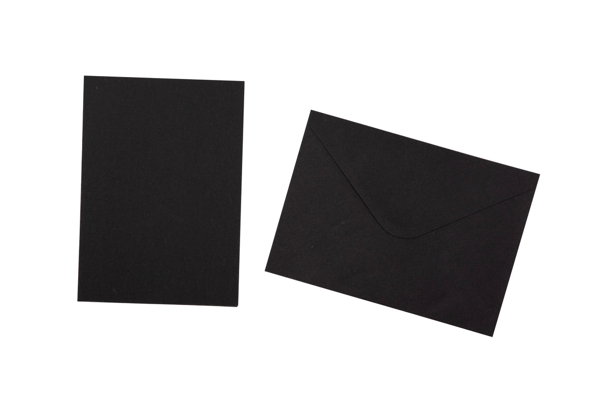 SL Cards & Envelopes Black 5x7 Inch Consumables 20 PC-3