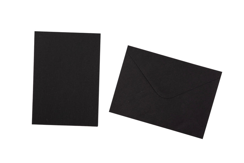 SL Cards & Envelopes Black 5x7 Inch Consumables 20 PC-3