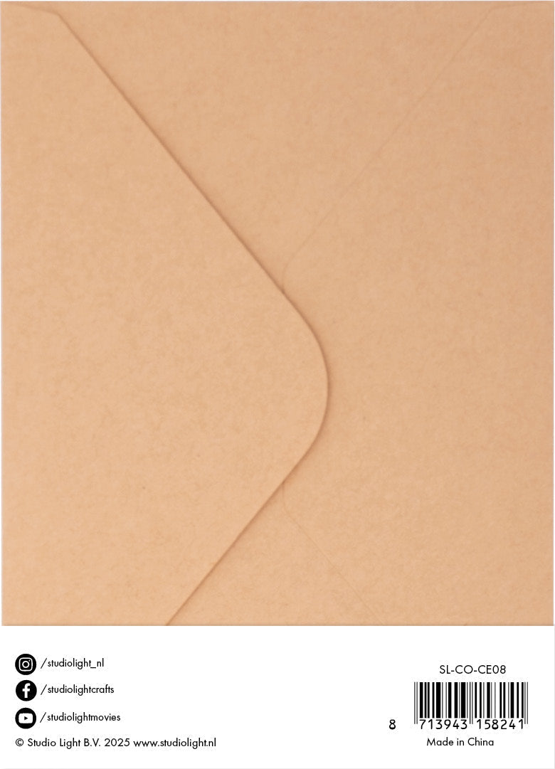 SL Cards & Envelopes Kraft 5x7 Inch Consumables 20 PC-2
