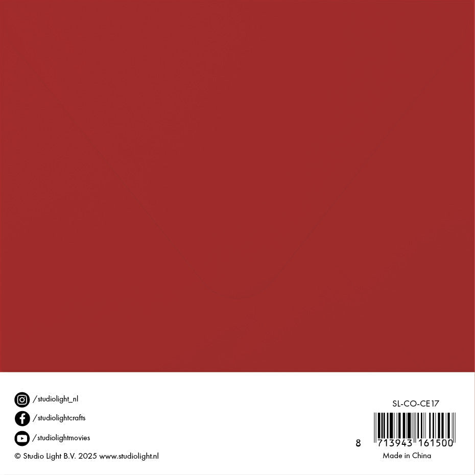 SL Cards & Envelopes Christmas Red Consumables 20 Pieces-2