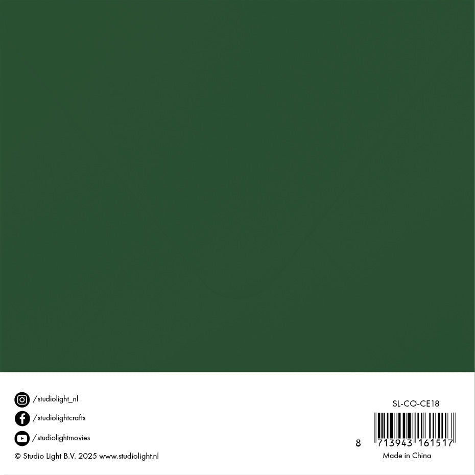 SL Cards & Envelopes Christmas Green Consumables 20 Pieces-2