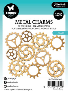 SL Metal Charms Gears Consumables 10 PC-2