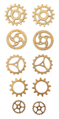 SL Metal Charms Gears Consumables 10 PC-3
