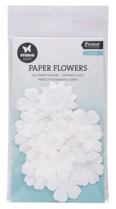 SL Paper Flowers 25x White Consumables 25 PC-1