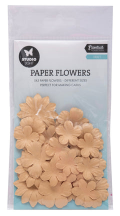 SL Paper Flowers 25x Kraft Consumables 25 PC-1