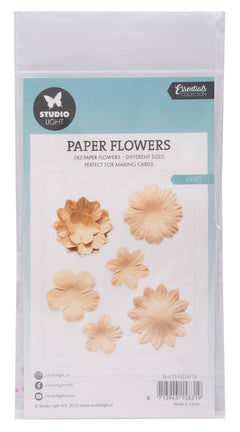 SL Paper Flowers 25x Kraft Consumables 25 PC-2