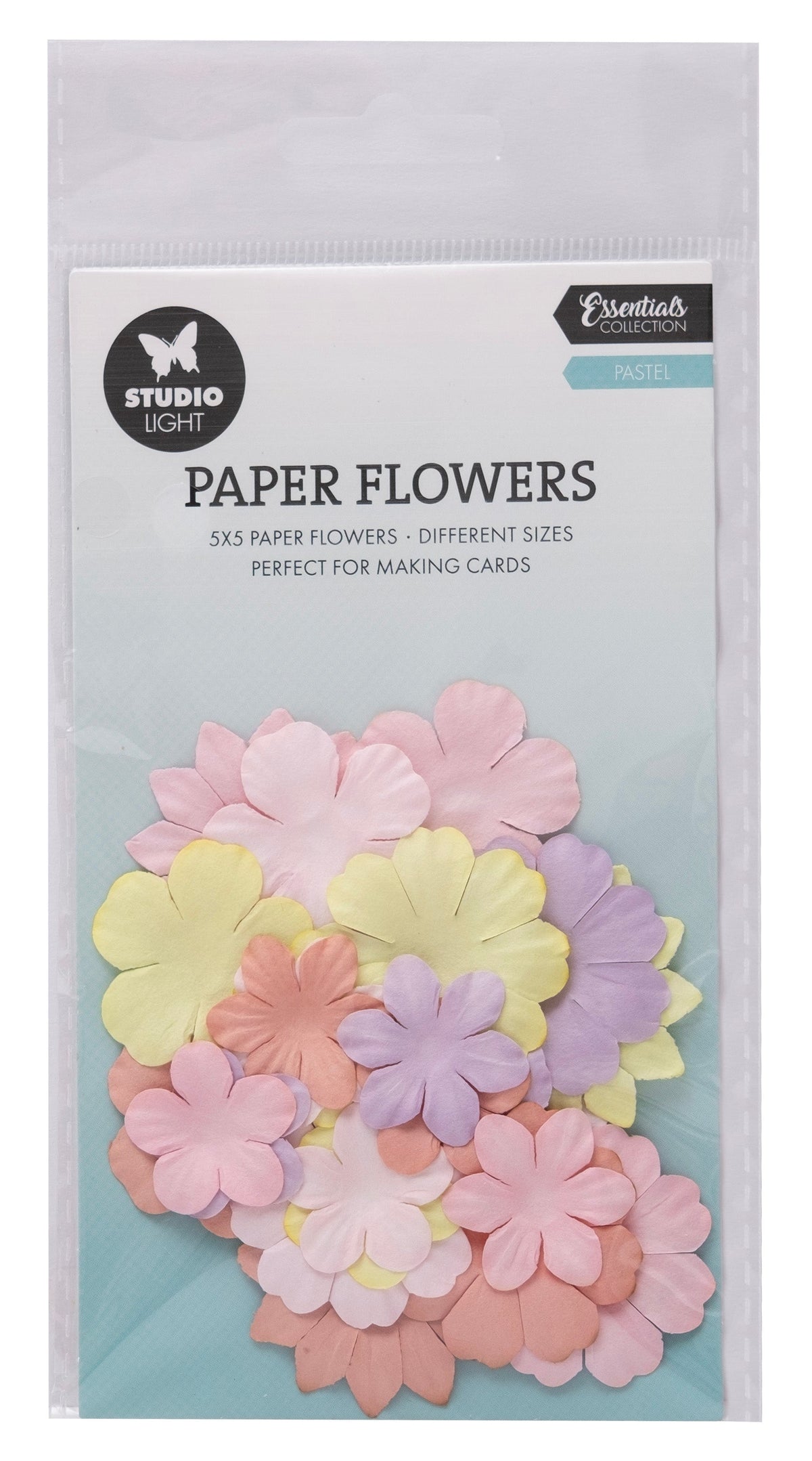 SL Paper Flowers 25x Pastel Consumables 25 PC-1