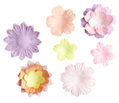 SL Paper Flowers 25x Pastel Consumables 25 PC-3