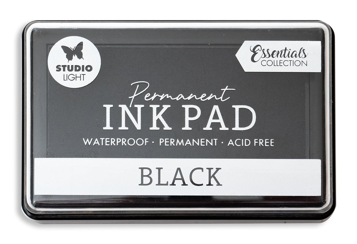 SL Ink Pad Permanent Black Ink Essentials Tools 1 PC-1