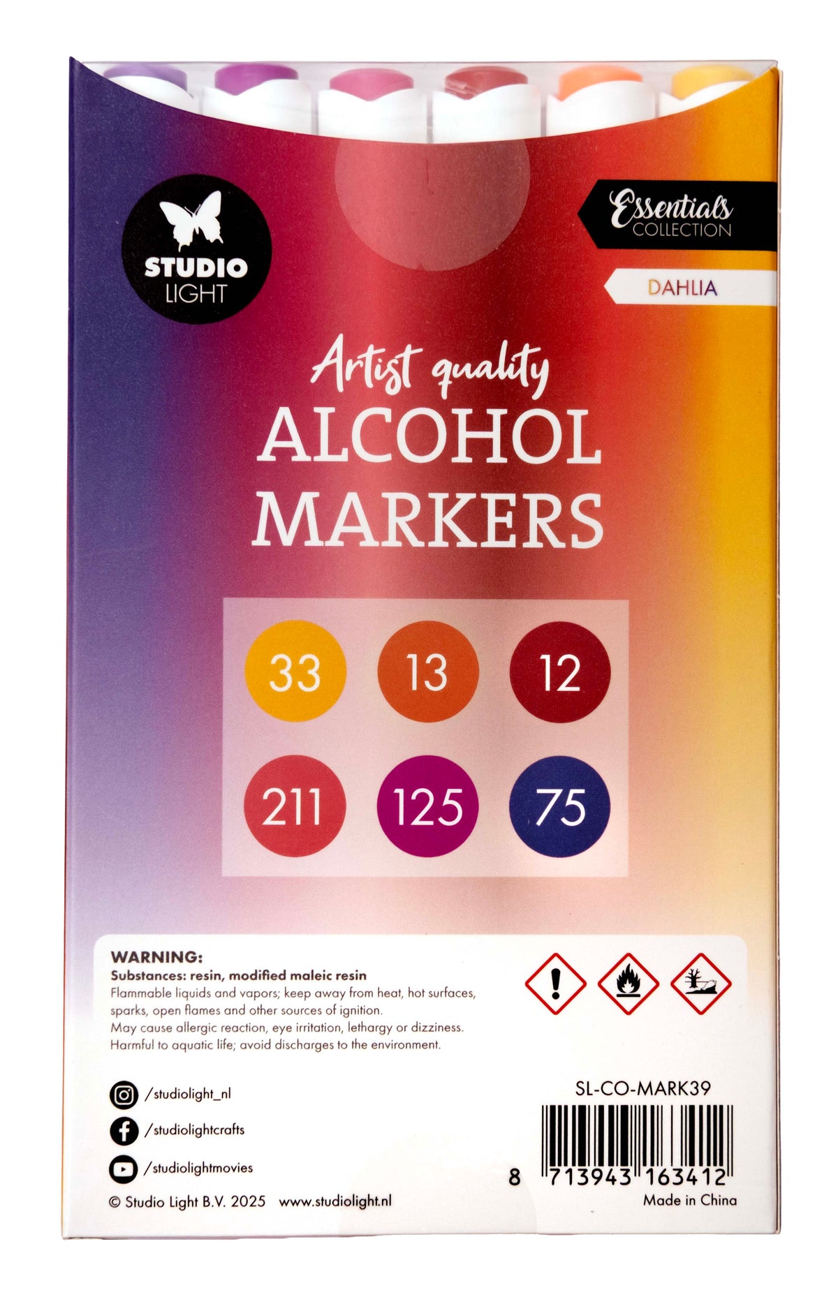 Studio Light Alcohol Ink Markers-13