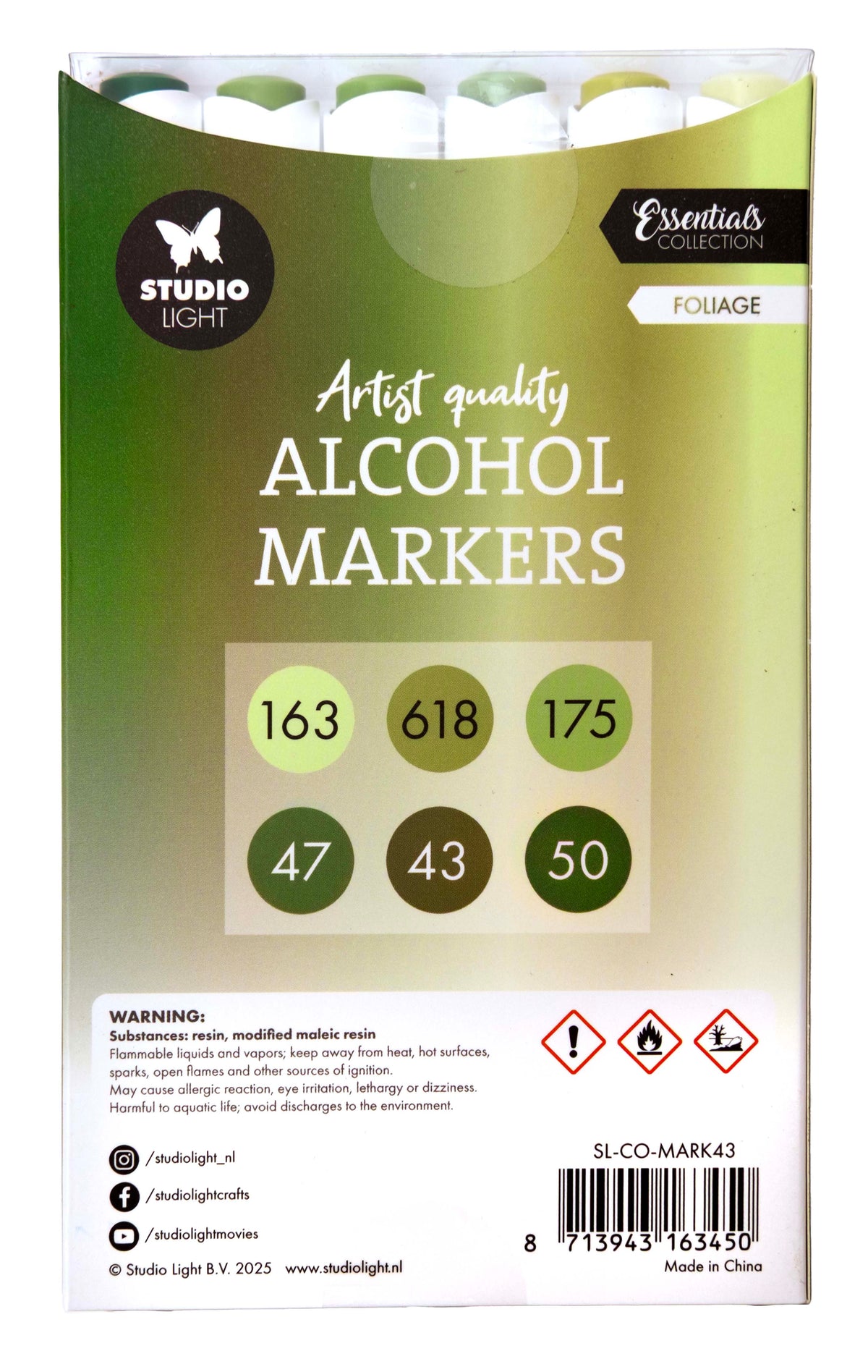 Studio Light Alcohol Ink Markers-21