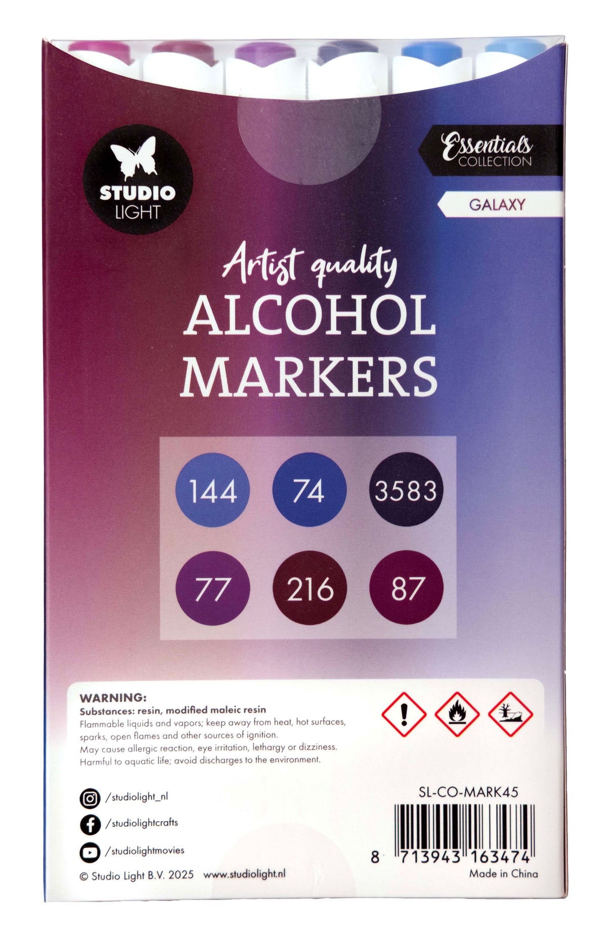 Studio Light Alcohol Ink Markers-25
