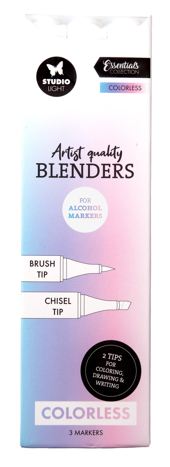 SL Alcohol Markers Colorless Blenders Essentials 45x151x13mm 3 Pieces-1