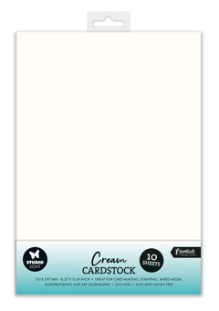 Juego de papel SL Consumibles Cartulina Crema 250 g/m² 10 HOJAS-1