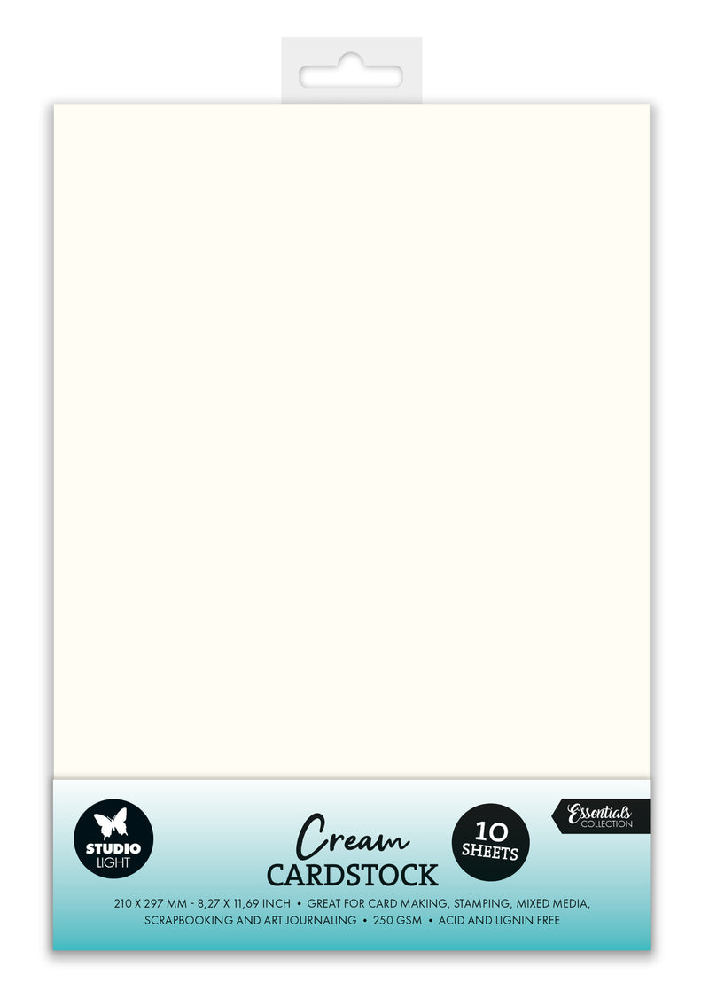 Juego de papel SL Consumibles Cartulina Crema 250 g/m² 10 HOJAS-1