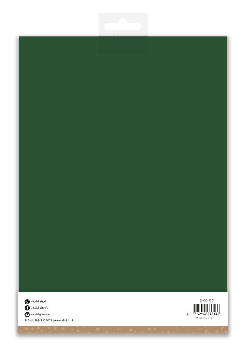 SL Paper Set Christmas Green Consumables 10 Sheets-2