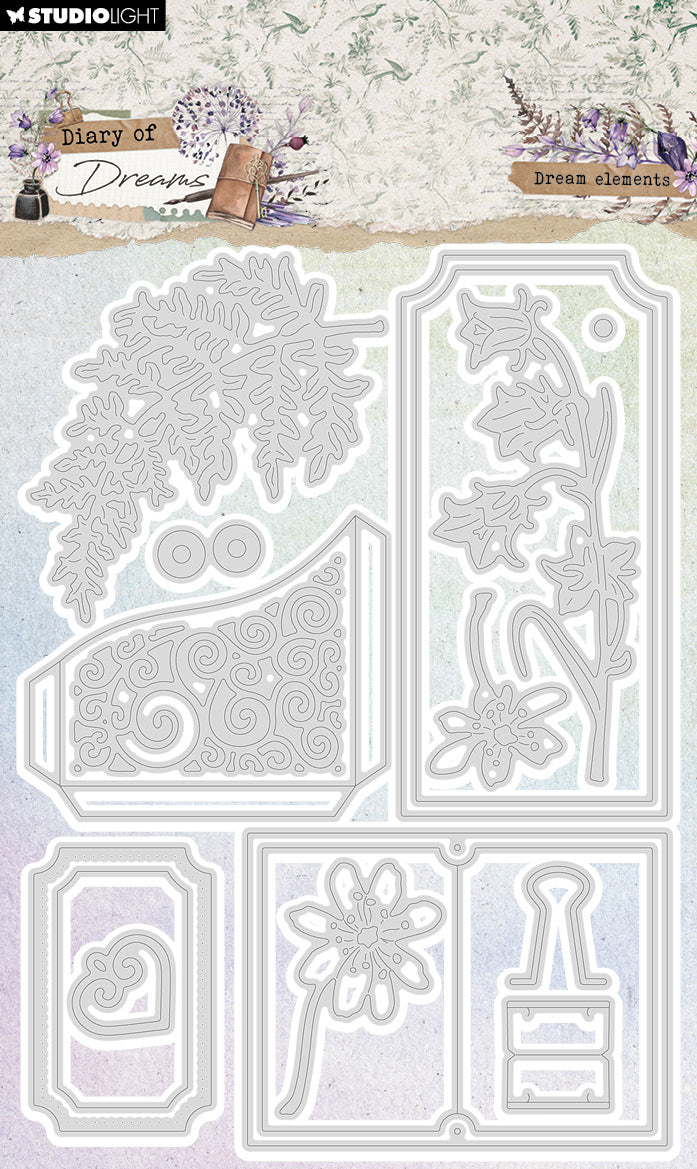 SL Cutting Die Dream Elements Diary of Dreams 17 PC-1