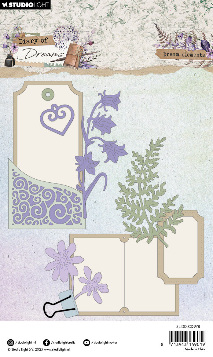 SL Cutting Die Dream Elements Diary of Dreams 17 PC-2