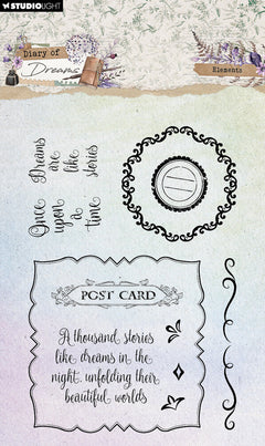 SL Clear Stamps Elements Diary of Dreams 11 PC-1