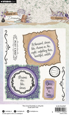 SL Clear Stamps Elements Diary of Dreams 11 PC-2