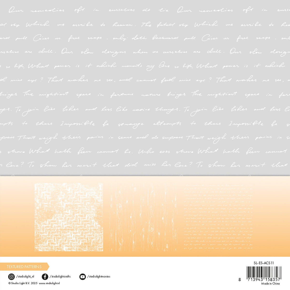 SL Acetate Sheets Textured Patterns Essentials 6 SH-2