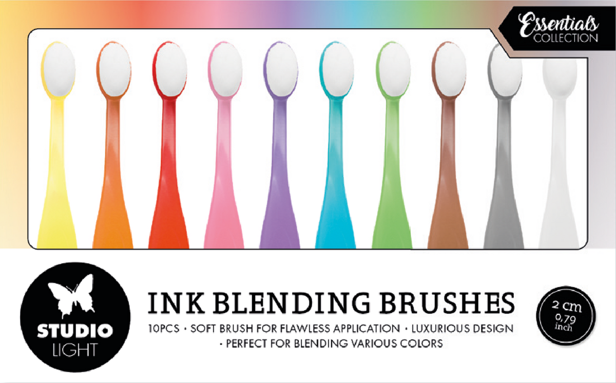 Blending Brushes 2cm Soft Brush Essentials 10 PC-1