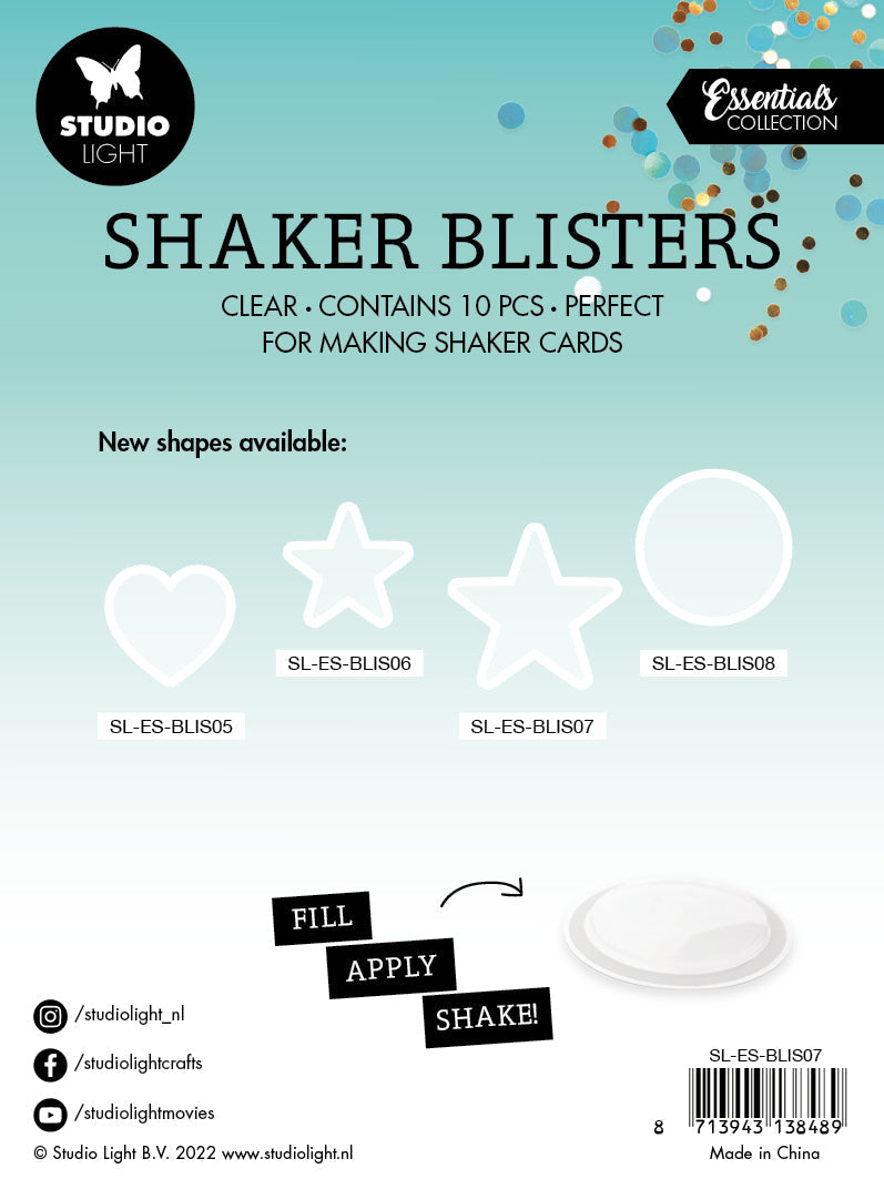 SL Shaker Blister Big Star Essentials 90x85x6mm 10 PC nr.07-3