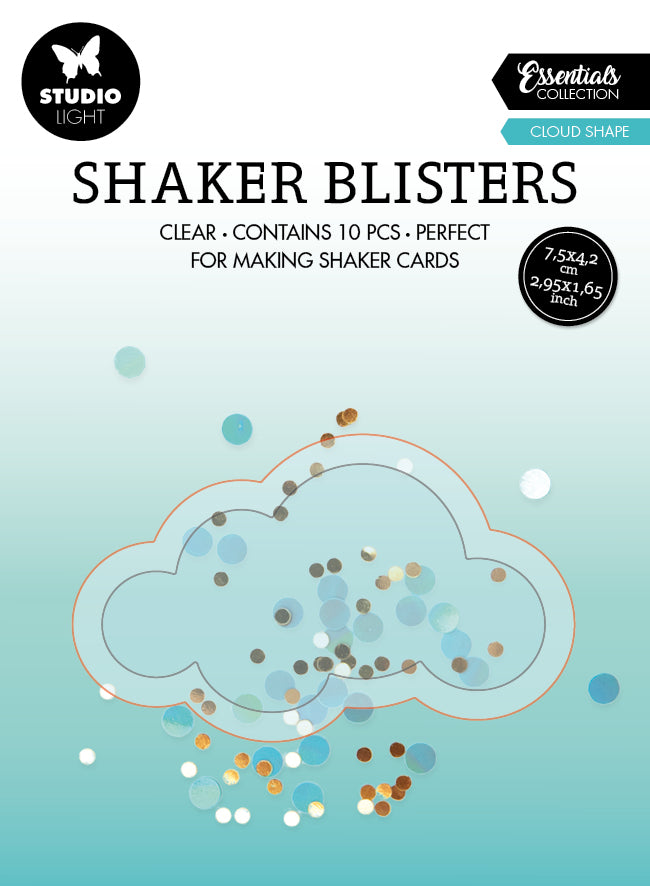 SL Shaker Blister Cloud Shape Essentials 75x42x6mm 10 PC nr.11-1