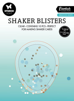 SL Shaker Blister Balloon Shape Essentials 55x68x6mm 10 PC nr.12-1