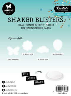SL Shaker Blister Balloon Shape Essentials 55x68x6mm 10 PC nr.12-3
