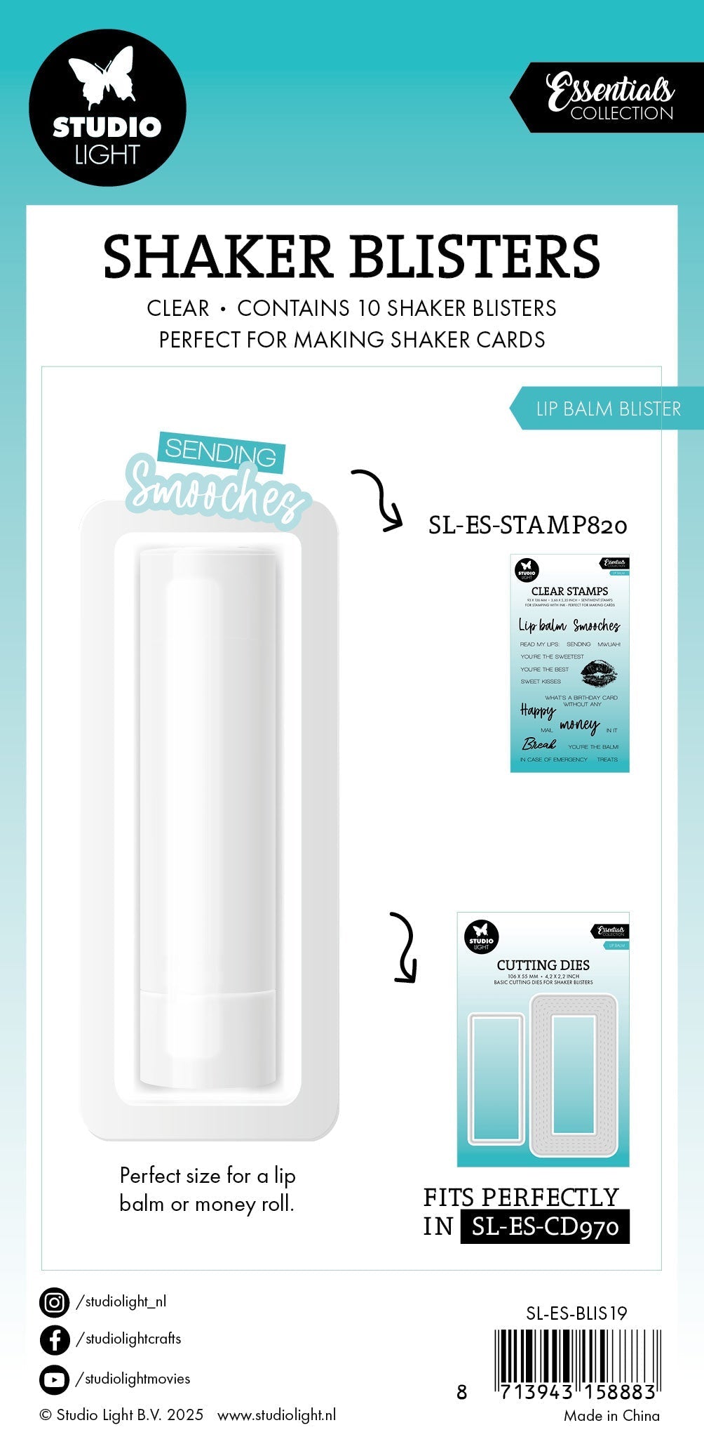 SL Shaker Blister Lip Balm Blister Essentials 10 Pieces-2