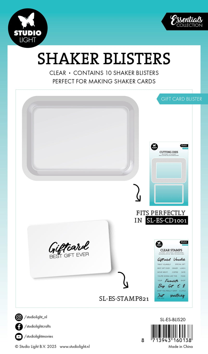 SL Shaker Blister Gift Card Blister Essentials 10 Pieces-2