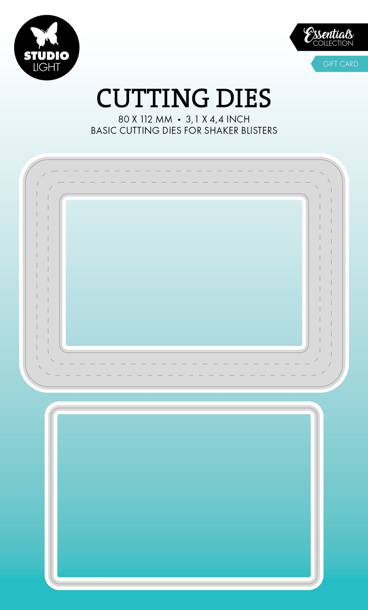 SL Cutting Die Gift Card Blister Die Essentials 2 Pieces-1