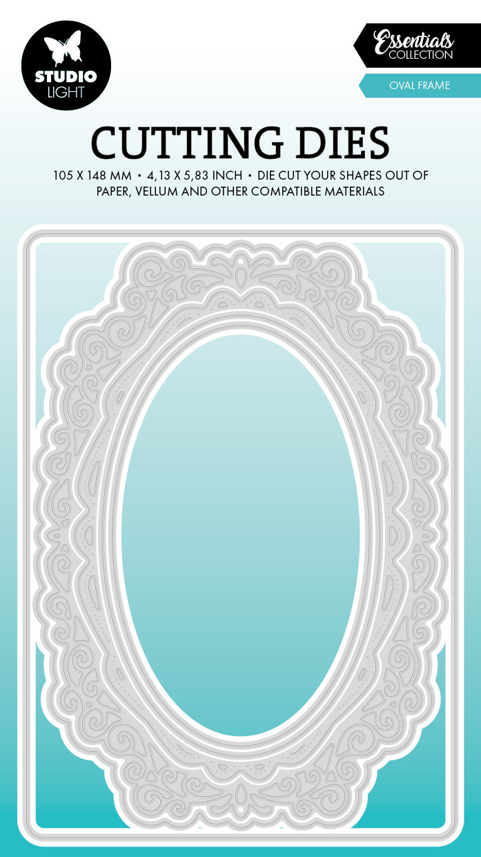 SL Cutting Die Oval Frame Essentials 6 Pieces-1