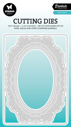 SL Cutting Die Oval Frame Essentials 6 Pieces-1