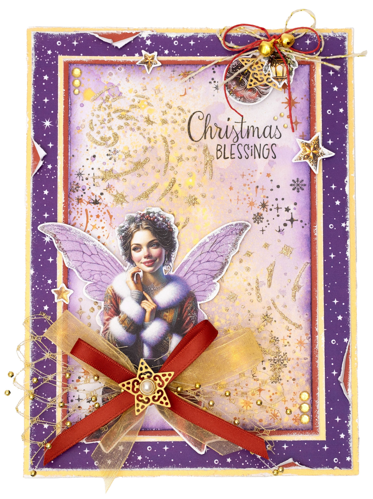 SL Die-Cut Paper Pad Fairy Christmas Essentials 20 Sheets-6