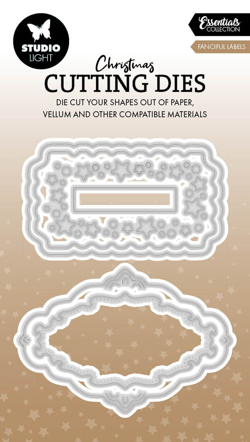 SL Cutting Die Fanciful Labels Essentials 6 Pieces-1